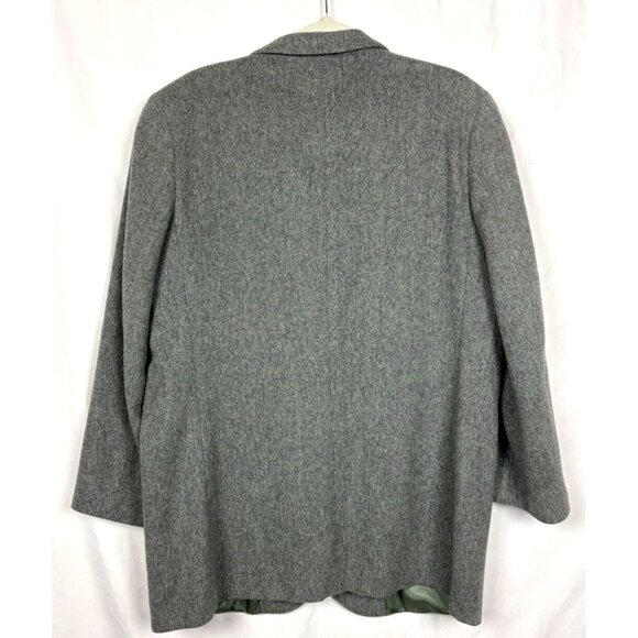 LL Bean Wool Blazer Suit Jacket Gray Woman's Size 18R - Picture 4 of 14